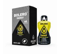 Bolero Energy 6 Bustine Monodose da 7 gr. Iced Tea Lemon, Bevanda Energetica Istantanea Pre Workout