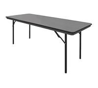 Bolero GC596 ABS pieghevole banchetto tavolo rettangolare, 1830 mm, grigio
