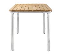 Bolero GL982 Square cenere e da tavolo in alluminio