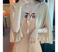 Bolero In Rete In Chiffon Per Donne, Coprispalle Corto Per Abito Spalline