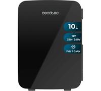 Cecotec Mini Frigorifero Bolero MiniCooling 10L Bahamas Black. 12V-220V, compatibile auto e caravan, raffreddamento e riscaldamento, temperatura 7-65º, trasporto facile, ELEGANZA E UTILITÀ