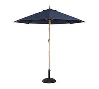 Bolero Ombrellone rotondo, diametro 3 m, altezza 2,5 m, colore: blu scuro, ottimo per l’uso esterno in giardino
