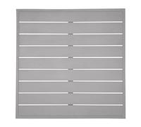 Bolero Piano tavolo in alluminio grigio chiaro - quadrato 700mm