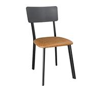 Bolero - Sedia laterale in metallo e poliuretano, 470 mm, confezione da 4
