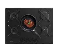 Bolero Squad G 5400S Nano Glass 5 Fuochi 10,4kW Bruciatore WOK Tripla Corona