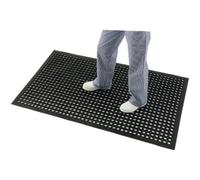 Bolero, tappetino anti fatica nero, 12 x 1500 x 900 mm, tappeto per pavimento commerciale