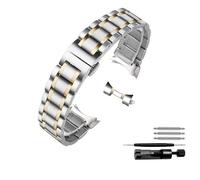 BOLEXA cinturino dell'orologio Cinturini for orologi con cinturino in acciaio inossidabile con estremità curva 16mm 17mm 18mm 19mm 20mm 21mm 22mm 23mm 24mm bracciale in acciaio (Color : K, Size : 14