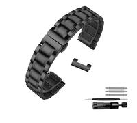 BOLEXA cinturino dell'orologio Cinturini for orologi con cinturino in acciaio inossidabile con estremità curva 16mm 17mm 18mm 19mm 20mm 21mm 22mm 23mm 24mm bracciale in acciaio (Color : F, Size : 22