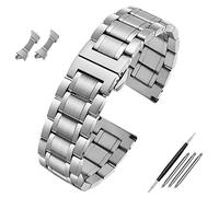 BOLEXA cinturino dell'orologio Cinturino in acciaio inossidabile Accessori for orologi a bocca piatta con bocca ad arco 14mm 15mm 16mm 17mm 18mm 19mm 20mm 21mm 22mm 23mm 24mm Cinturino for orologi da