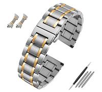 BOLEXA cinturino dell'orologio Cinturino in acciaio inossidabile Accessori for orologi a bocca piatta con bocca ad arco 14mm 15mm 16mm 17mm 18mm 19mm 20mm 21mm 22mm 23mm 24mm Cinturino for orologi da