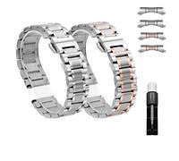 BOLEXA cinturino dell'orologio Cinturino in metallo 12mm 13mm 14mm 15mm 16mm 17mm 18mm 19mm 20mm 21mm 22mm 23mm 24mm Sostituzione cinturino in acciaio inossidabile for uomo donna compatibile (Color :