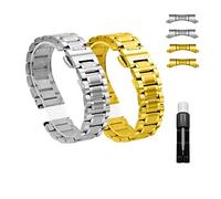 BOLEXA cinturino dell'orologio Cinturino in metallo 12mm 13mm 14mm 15mm 16mm 17mm 18mm 19mm 20mm 21mm 22mm 23mm 24mm Cinturino in acciaio inossidabile (Color : 7, Size : 16mm)