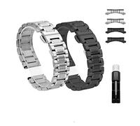 BOLEXA cinturino dell'orologio Cinturino in metallo 12mm 13mm 14mm 15mm 16mm 17mm 18mm 19mm 20mm 21mm 22mm 23mm 24mm Cinturino in acciaio inossidabile (Color : 2, Size : 16mm)