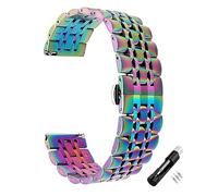 BOLEXA cinturino dell'orologio Watch Band 20mm 22mm Stainless Steel Quick Release Watchband Men Metal Wrist Bracelet (Color : Colourful, Size : 20mm)