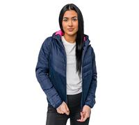 BOLF Donna Giacca sportiva mezza stagione Chiuso con lo zip Con cappuccio Stile quotidiano KSW4005 Blu scuro M [D4D]