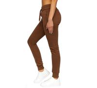 BOLF Donna Pantaloni Sportivi della Tuta da Allenamento Atletici Gli Sport da Calcio Fitness Pareggiatore da Jogging Slim Fit Street Style CK-01 Marrone S [F6F]
