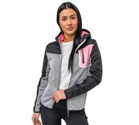 BOLF Giacca sportiva mezza stagione da donna Chiuso con lo zip Con cappuccio Stile quotidiano KSW4006 Nero S [D4D]