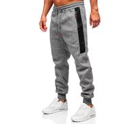 BOLF Uomo Pantaloni Sportivi della Tuta da Allenamento Atletici Gli Sport da Calcio Fitness Pareggiatore da Jogging Slim Fit Street Style Q1102 Antracite L [6F6]