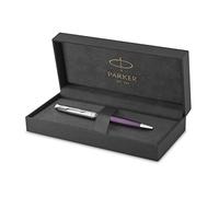 Parker Sonnet Violetto Sabbia Cromo a Sfera Penna Medio Black Ink Regalo Scatola