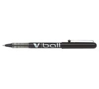 Boligrafo pilota di inchiostro liquido V Ball 05 Rollerball - Punto a sfera rotonda 0,5 mm - Scatta da 0,3 mm - colore nero NEW