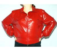 Bolingier Fashion Style Giacca In Latex 0,8mm Taglie M-4XL Geometrica Biker