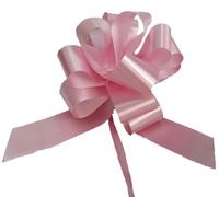 BOLIS 50 Coccarde Granfiocco Grandi da Antenna per Matrimonio (Rosa)