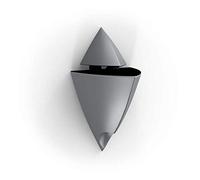 Bolis Italia AA3A006AA2B2 - Set di 2 reggimensole Iceberg in zama, 9,7 x 4,6 x 6 cm, argento