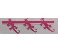 BOLIS ITALIA - APPENDIABITI "GEKO" DA 3 POSTI - IN METALLO VERNICIATO FUCSIA