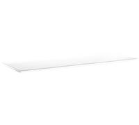 Bolis Italia BA1B045HL2T1 - Mensola Vitra in vetro temperato di sicurezza, 45 x 12 x 0,6 cm, bianco