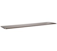 Bolis Italia BA1C080HM2T1 - Mensola Vitra in vetro temperato di sicurezza, con bordi arrotondati, 80 x 15 x 0,6 cm, marrone