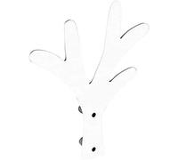 Bolis Italia_CA2A000AE2F1 - Appendino Alber in Acciaio, 12 x 14,5 x 2 cm, Bianco