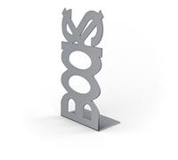 FERMALIBRO IN ACCIAIO MOD.BOOKS ARGENTO BOLIS ITALIA PZ 10,0