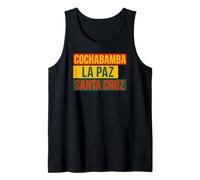 Bolivia Città Cochabamba, La Paz, Santa Cruz Bandiera Boliviana Canotta
