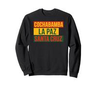 Bolivia Città Cochabamba, La Paz, Santa Cruz Bandiera Boliviana Felpa