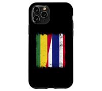 Bolivia Thailandia Mezza bandiera Boliviano Thai Roots Custodia per iPhone 11 Pro