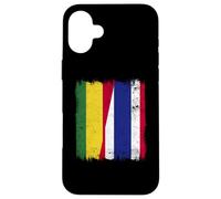 Bolivia Thailandia Mezza bandiera Boliviano Thai Roots Custodia per iPhone 16 Plus