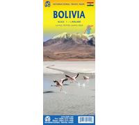 BOLIVIA WATERPROOF: Touristische Karte Bolivien 1:1400000