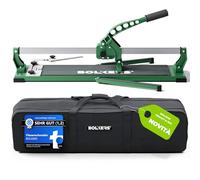 BOLKERS® ProCut M 800 Taglia piastrelle - Tagliapiastrelle lunghezza di taglio 800mm - tagli precisi con disco da taglio in carburo di tungsteno con cuscinetto a sfera - punzone rottura magnetico