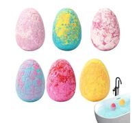 Bolla da Bagno per Bambini | 6 Pezzi di Sapone Detergente Delicato con Dinosauro Giocattolo - Bombe da Bagno Effervescenti | per Compleanno Festa Famiglia Bambini Ragazze Ragazzi