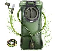 Bolla d'acqua da 2 litri con serbatoio dell'acqua a prova di perdite, borsa per bolle, senza BPA, per escursioni, ciclismo, arrampicata, ciclismo, corsa, grande apertura, tubo isolato