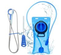 Bolla d'acqua per esterni, con tubo per bere, 2 l, con valvola per il morso per sport ed esterni, super leggera bolla d'acqua e sacchetto per bere per escursioni, sistema di idratazione insapore, con