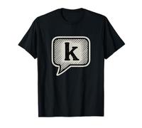 Bolla di discorso introverso k SMS Divertenti Maglietta