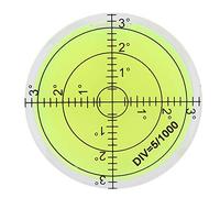 Bolla di Livello Rotonda Portatile, Strumento di Misurazione Trasparente, Bolla Orizzontale Alta Precisione, Mini Libelle Cardanica per Bilancia Elettronica