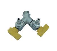 BOLLA MASCHIO 2 RUBINETTI A SQUADRA 1/2 x 13 Metano DN 15 Gas