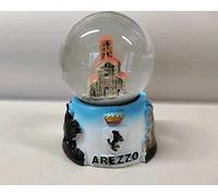 BOLLA NEVE SNOWBALL BOULE NEIGE SOUVENIR AREZZO TOSCANA