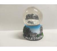 BOLLA NEVE SNOWBALL BOULE NEIGE SOUVENIR VALLE D AOSTA