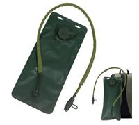 Bolla per bere - Bolla per zaino da 2,5 l, forma ergonomica 3D | Forma sagomata sul retro, bocchetta di riempimento piatta, clip di guida per tubi, supporto magnetico per tubo, protezione