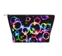 Bolle arcobaleno, Borsa da toilette Borsa per trucco Borsa per cosmetici Borsa da toilette da viaggio portatile