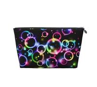 Bolle arcobaleno, Borsa da toilette Borsa per trucco Borsa per cosmetici Borsa da toilette da viaggio portatile