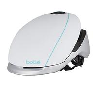 bollé Ascender, Casco da Bicicletta Unisex-Adulto, Bianco & Argento, M